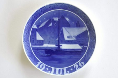 Piatto di Natale del 1926 in porcellana Royal Copenhagen