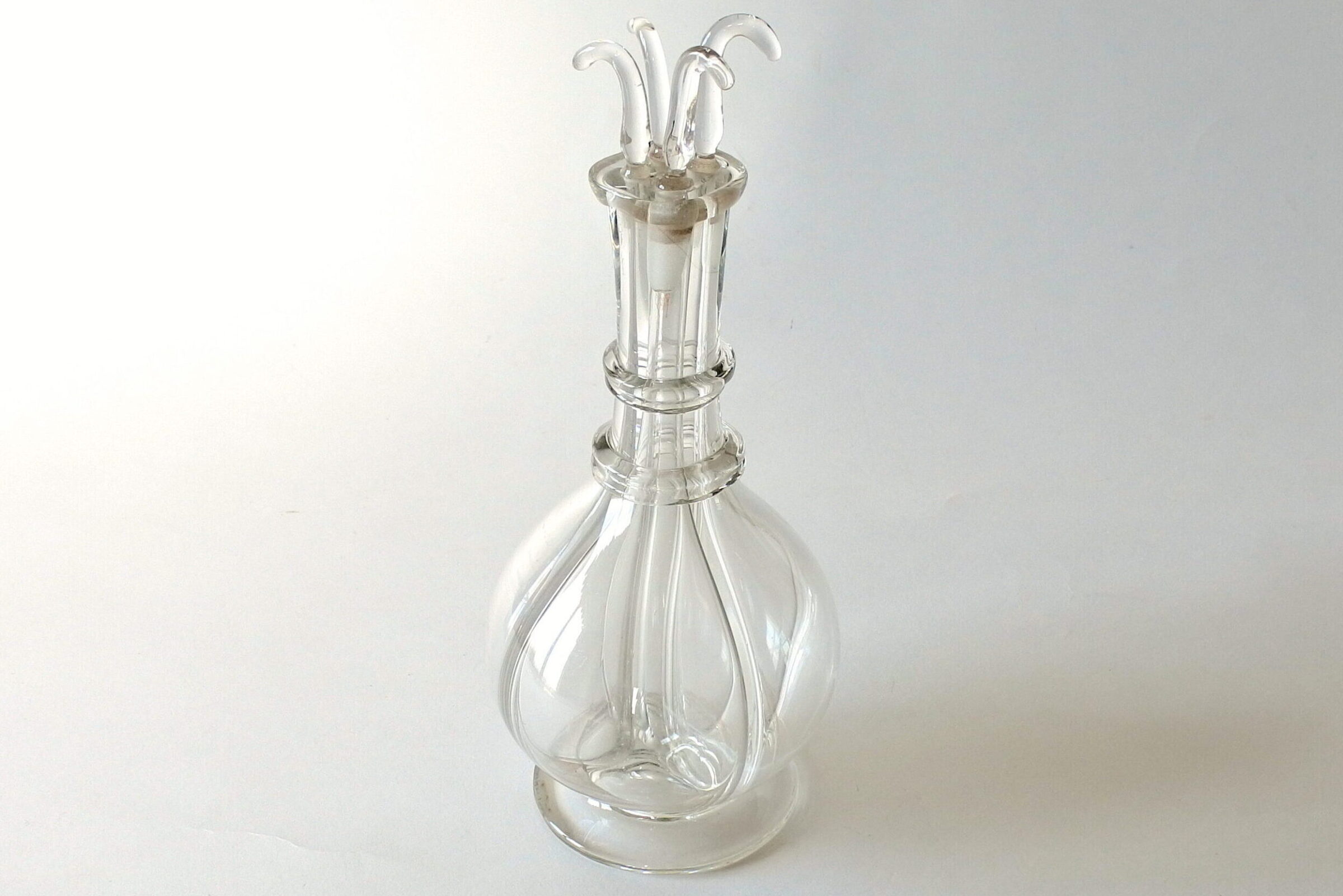 Bottiglia decanter in vetro soffiato a 4 scomparti per effetto cromatico - 3