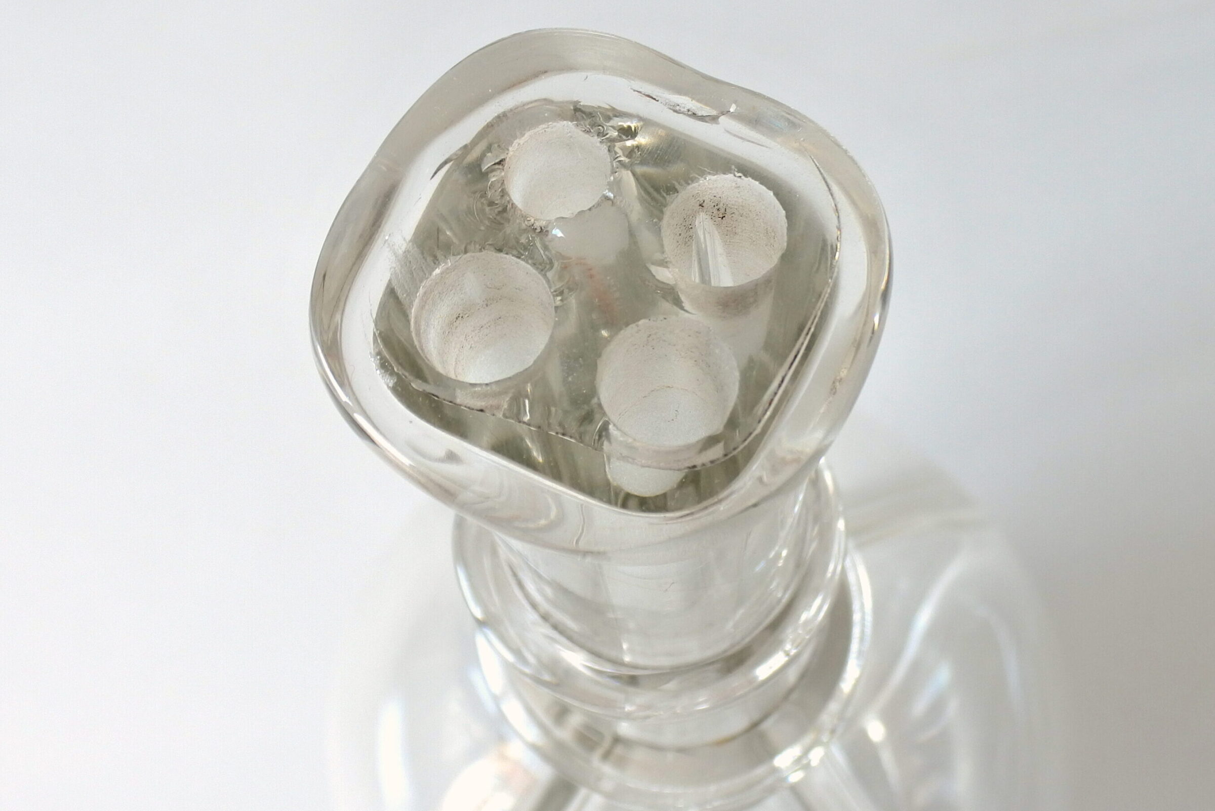 Bottiglia decanter in vetro soffiato a 4 scomparti per effetto cromatico - 6