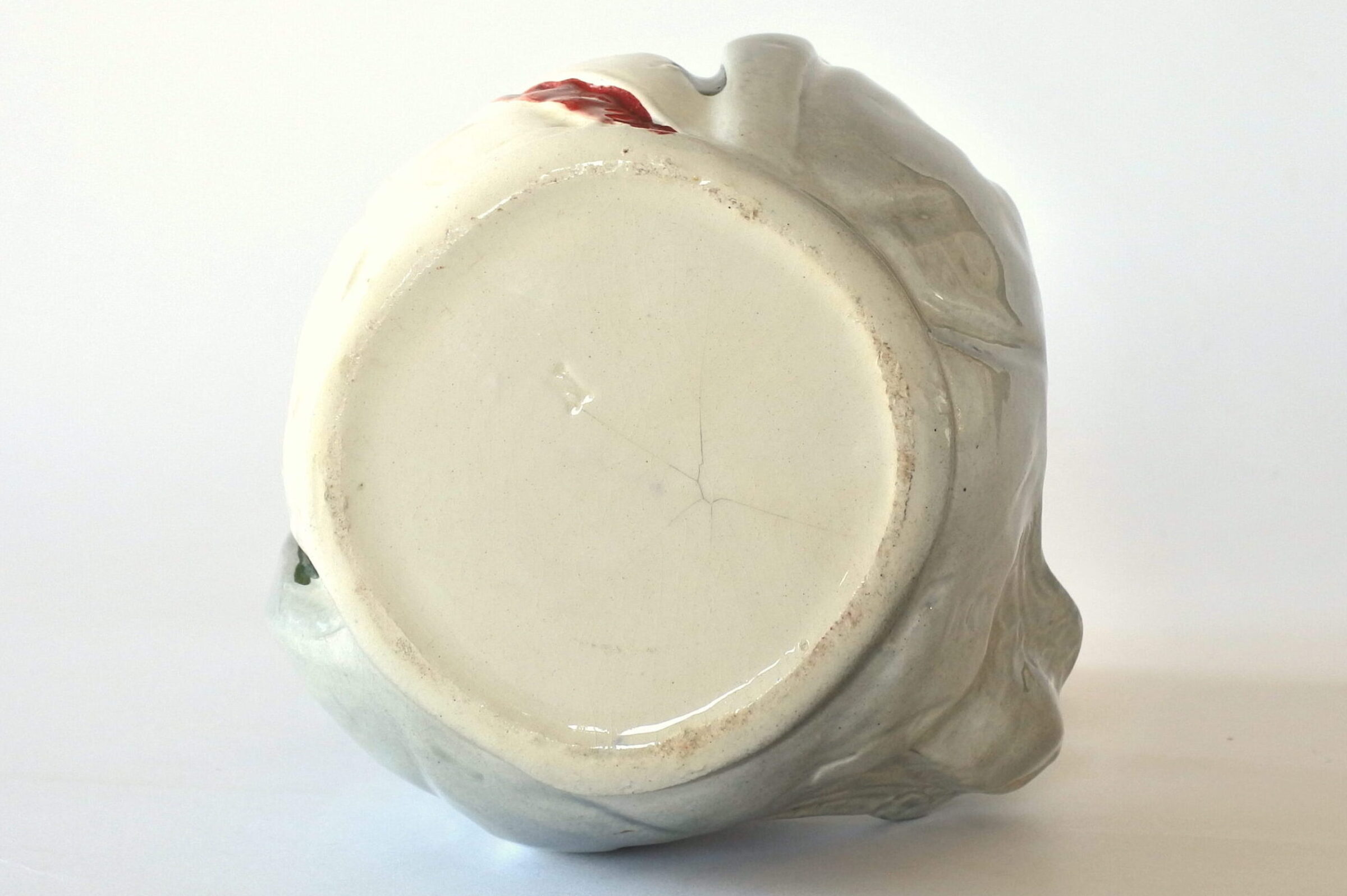 Brocca in ceramica barbotine rappresentante busto di Napoleone Bonaparte - 7