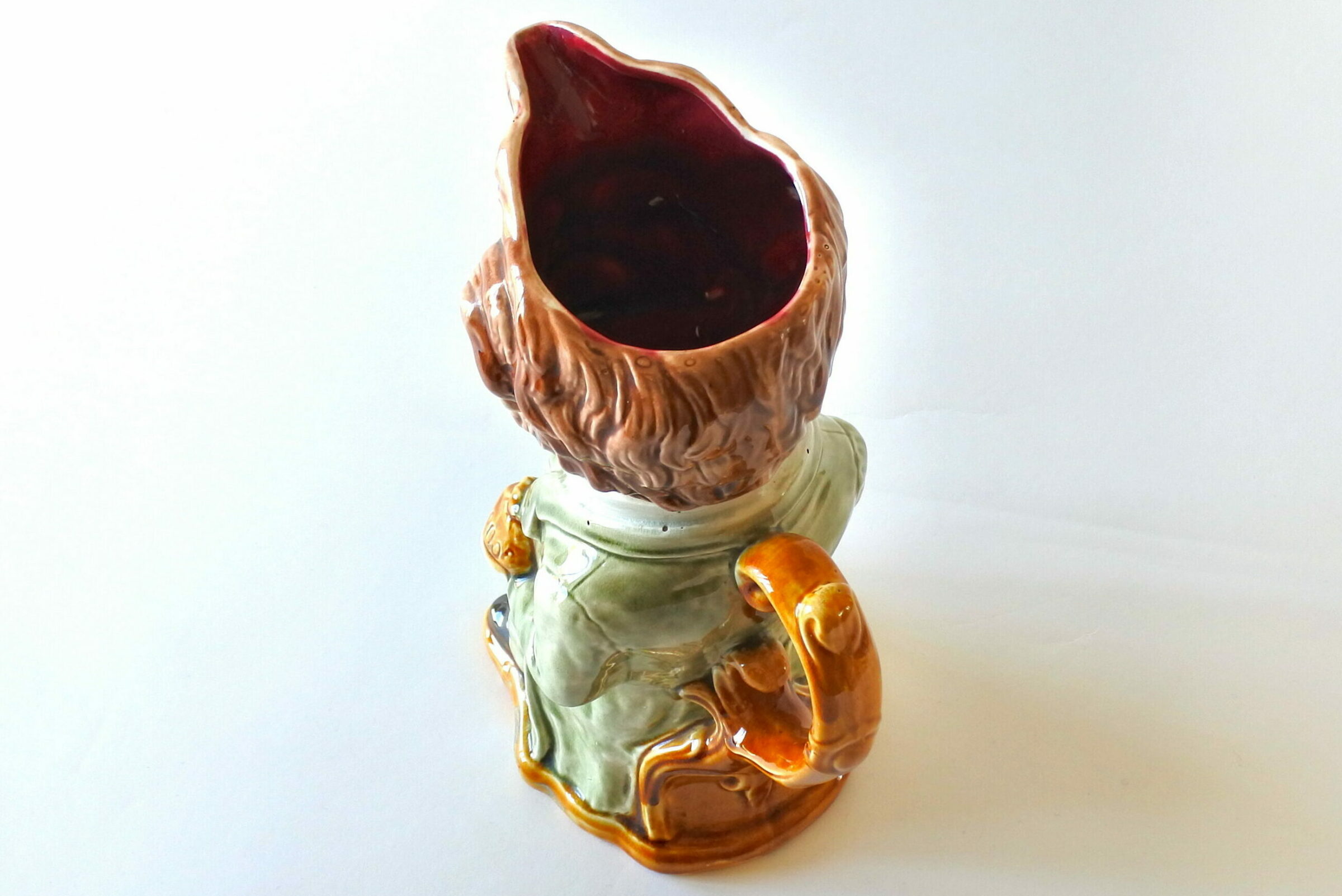 Brocca Onnaing in ceramica barbotine con parlamentare Camille Pelletan - 7