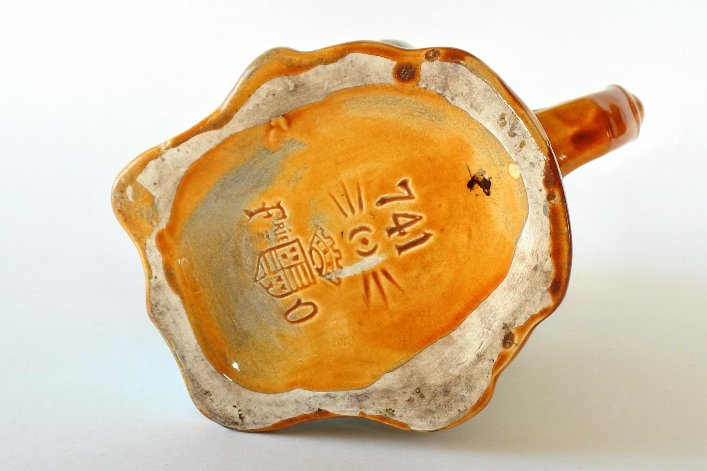 Brocca Onnaing in ceramica barbotine con parlamentare Camille Pelletan - 8