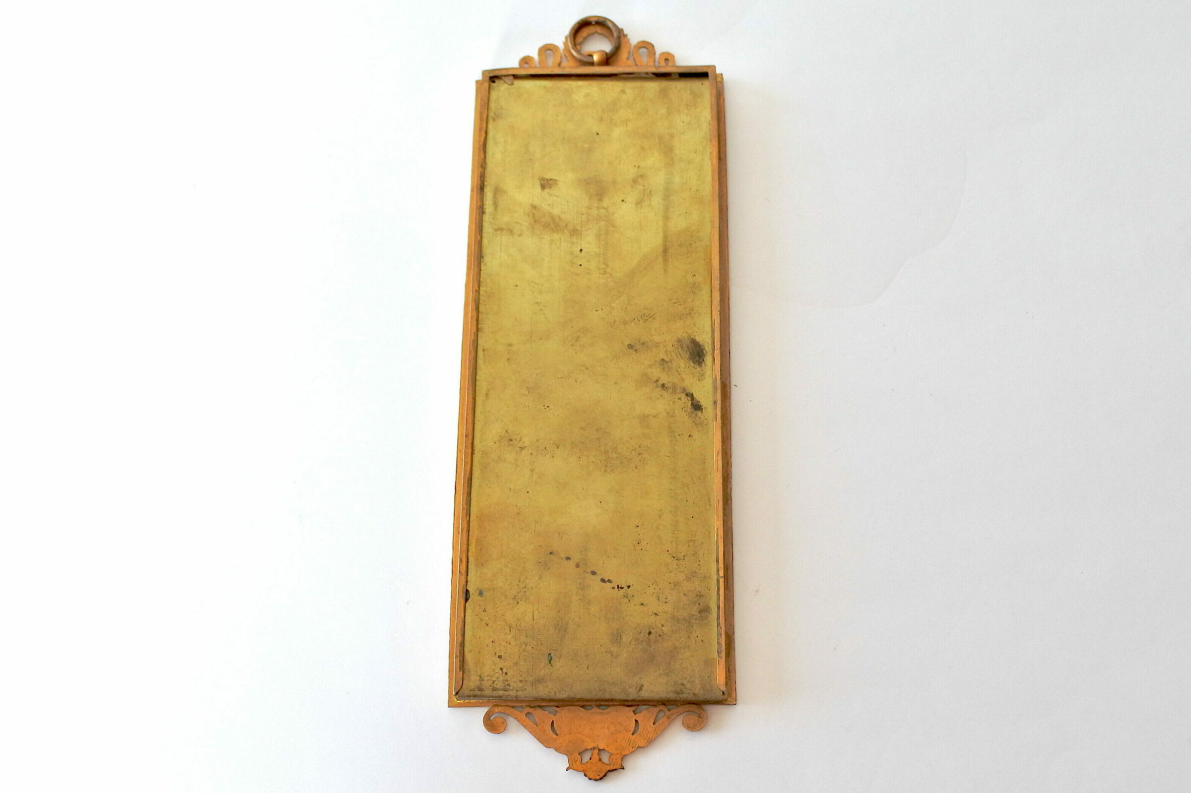 Cornice portafoto da appendere in bronzo dorato con fregi Luigi Filippo - 2