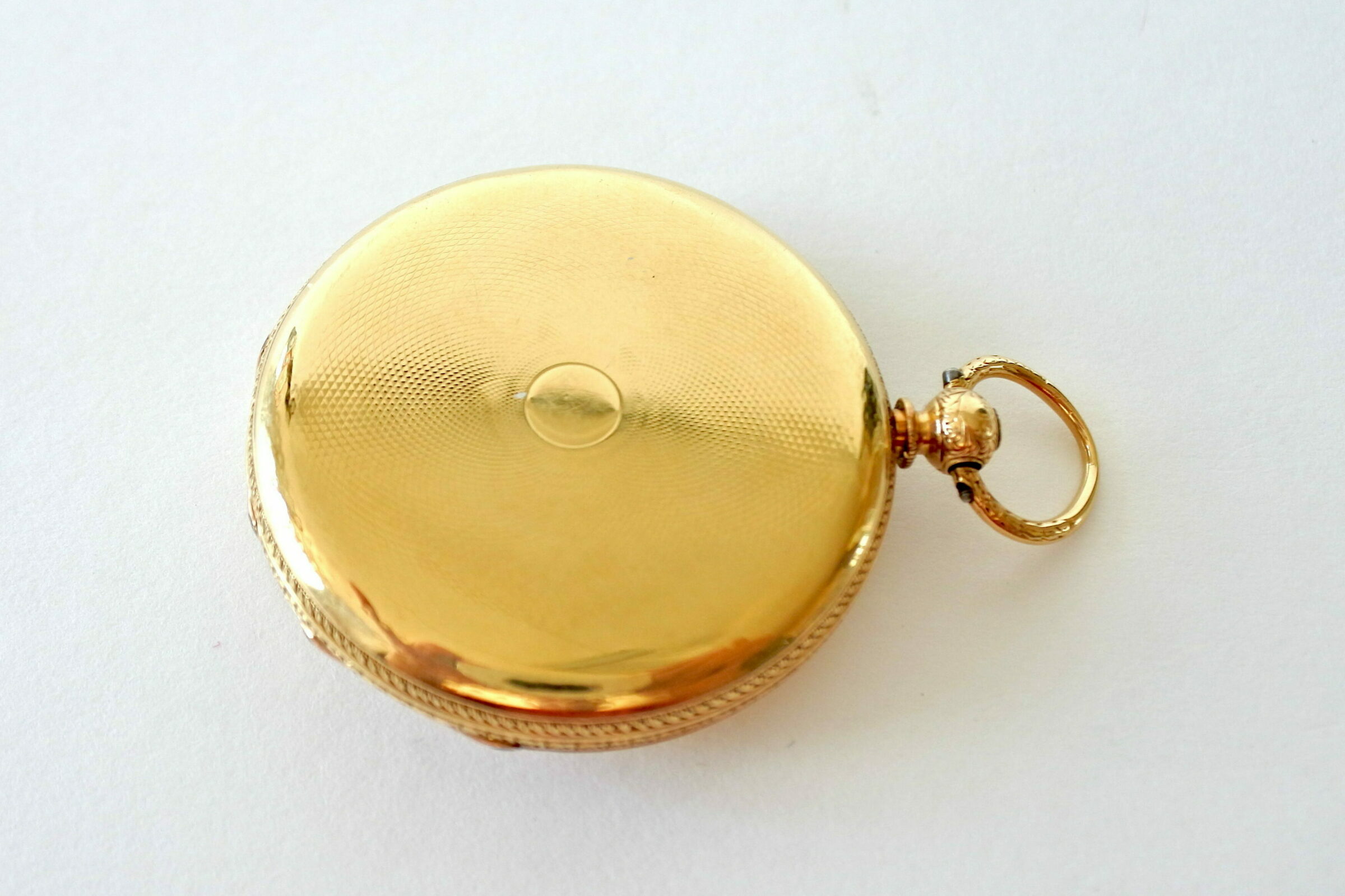 Orologio da tasca con carica a chiavetta e cassa in vermeil - 3